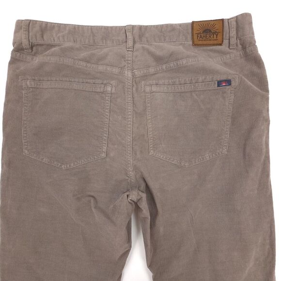 NEW Faherty Stretch Terry Corduroy 5-Pocket Pant Slim Normcore Casual Old Money - Picture 6 of 10